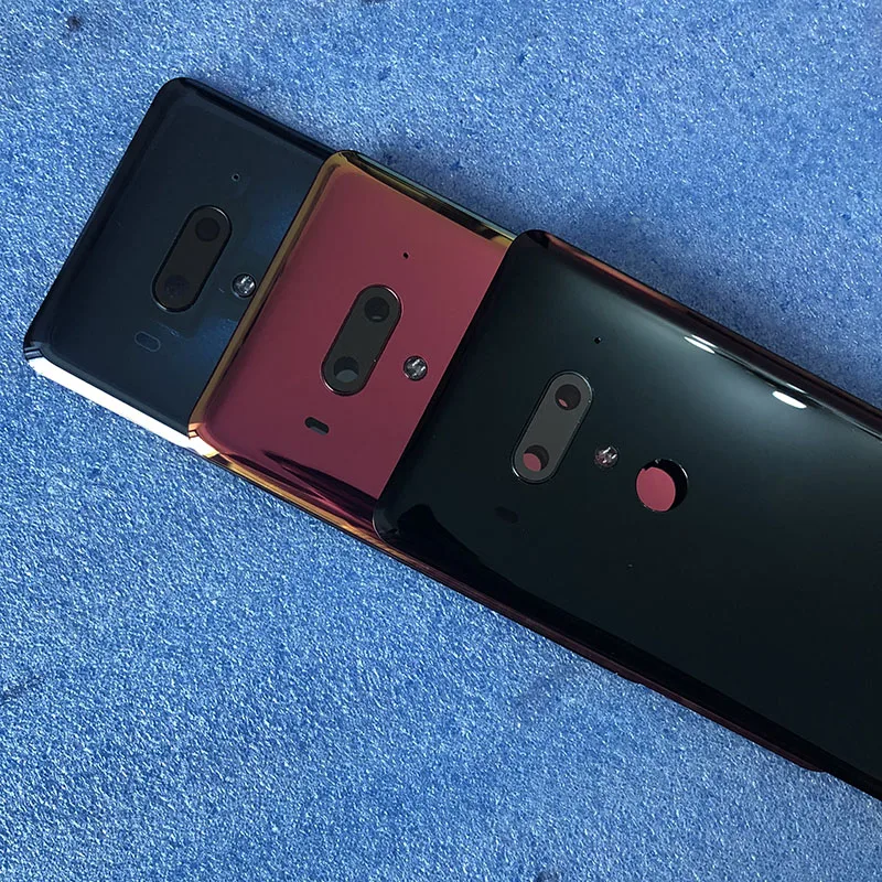 Axisinternational для 6," htc U12+ U12 Plus задняя крышка для батареи чехол+ рамка для камеры+ стеклянный объектив+ вспышка для U12 Plus Корпус задней двери