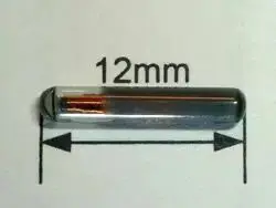 100 шт./лот 2*12 мм FDX-B стекло RFID животного микрочип 134,2 кГц животных стекла тег имплантированных Rfid животного микрочип