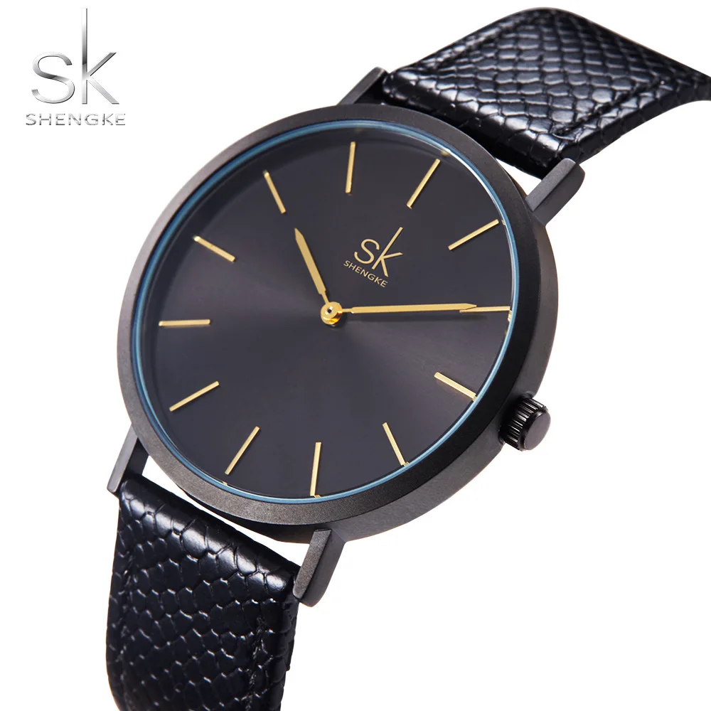 

Shengke Fashion Dress Woman Watches Luxury Leather Quartz Wristwatches for Women Business Ladies Watch Clock relogio feminino