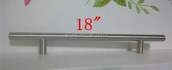 

(Diameter 12mm,Length:450mm) 18" 15pcs/lot Furniture Hardware Kitchen Cabinet Handle, Bar Pull Handle Stainless Steel T Handles