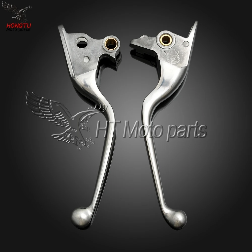

Silver / black Motorcycle Brake Clutch Lever Set For Harley Softail Fat Boy Breakout Slim Deluxe Deuce 2016-2018