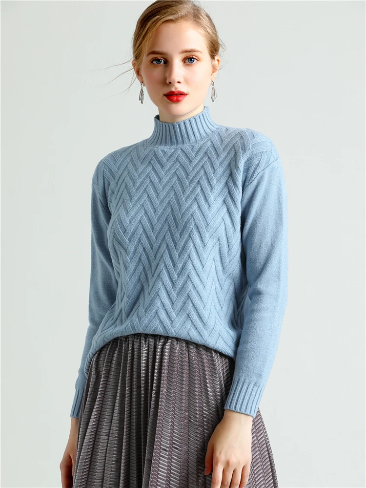 Colorfaith Новинка осень зима женские свитера Топы пуловеры корейский минималистичный элегантный повседневный однотонный SW1752