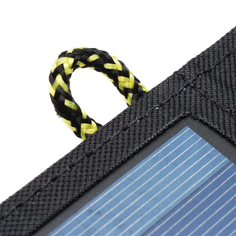 IPRee<ALIMT >&trade;</ALIMT> 5V 7W Portable Solar Panel Outdoor Travel Emergency Foldable Charger Power Bank With USB Port