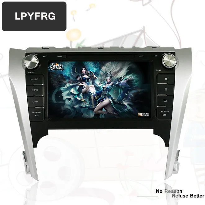 Автомобильный DVD плеер с GPS навигацией android 10 0 2 Din 4 Гб ОЗУ 8 &quotстерео Cho для Toyota Camry