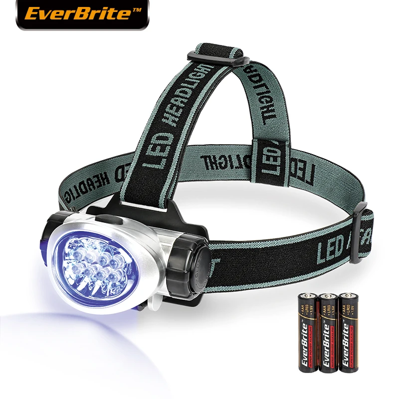 

EverBrite Black Light Headlamp UV Blacklight 4 Modes 395-400nm Purple Light with Adjustable Headband