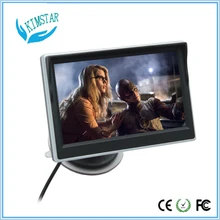 5 дюймов TFT цветной ЖК-экран Датчик парковки видео монитор автомобильный телевизор заднего вида для камеры заднего вида 2 видео вход 9~ 36 В
