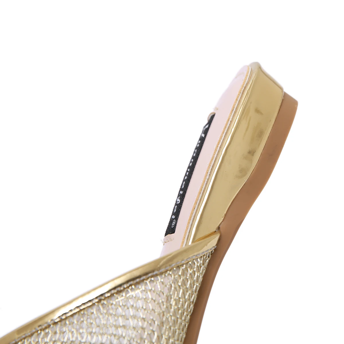 NIUFUNI/Модные женские шлепанцы с металлическим острым носком; Новинка года; обувь на плоской подошве; сандалии; повседневная Летняя женская обувь без застежки