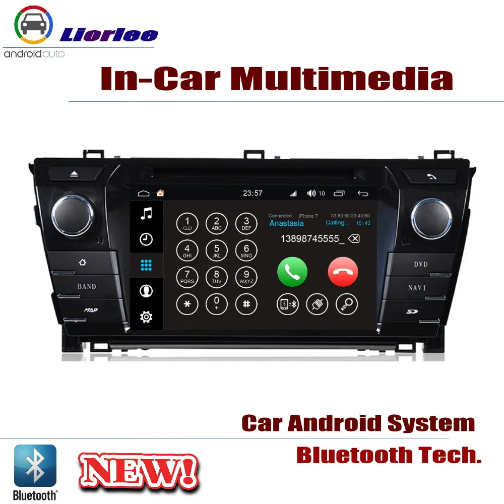Sale Car Android System RockChip PX5 1080P IPS LCD Screen For Toyota Corolla (E160) 2012~2019 DVD Player GPS Navigation 4