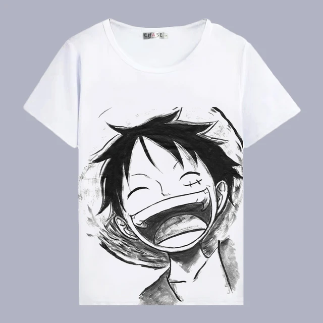 Anime T-Shirt ONE PIECE Roronoa Zoro Trafalgar Law Cosplay Short