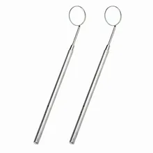 2 комплекта ручки для полости рта зубной рта зеркальные инструменты для осмотра инструмента с 2 шт многоразовые советы головная Стоматологическая Продукция