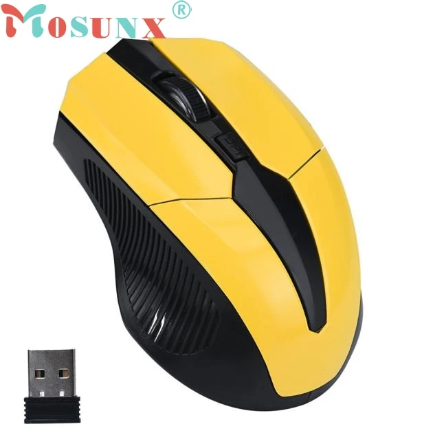 

Ecosin2 2.4GHz Mice Optical Mouse Cordless USB Receiver PC Computer Wireless for Laptop JAN31