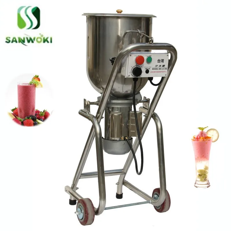 Commercial Movable Super Large Capacity 30l Commercial Ice Blender, Big