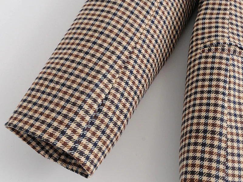 2018 fall jacket women casual plaid womens clothing long sleeve coat women