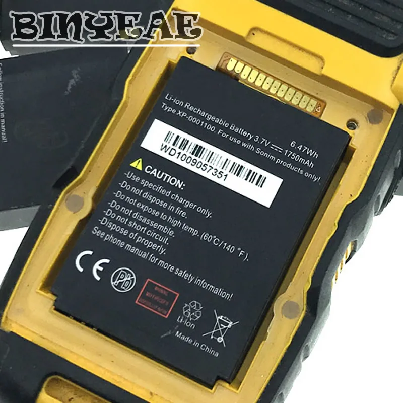 

BINYEAE XP-0001100 Battery For Sonim xp5560 xp5300 XP3300 XP1300 XP3.2 QUEST PRO Seals VR7 luhu S1 S2 S9 Cellphone Bateria