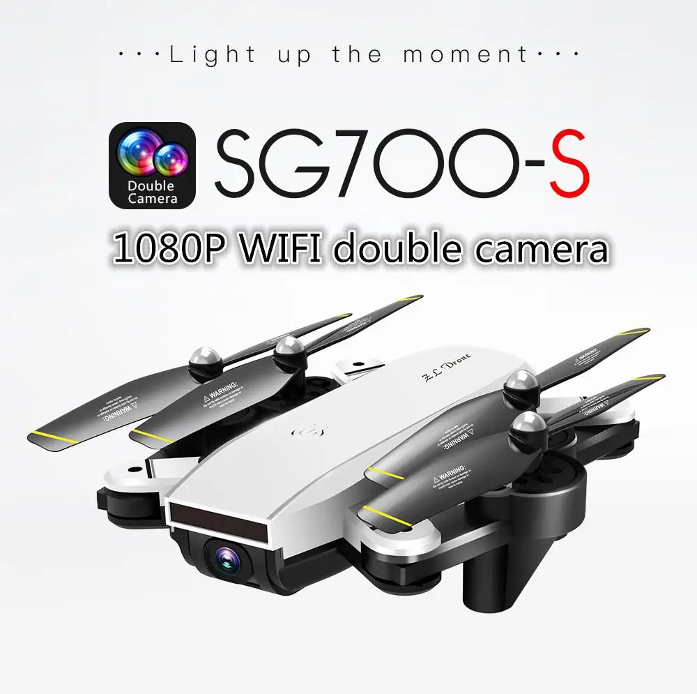 LeadingStar SG700-S 4-канальный двигатель с кистью RC Квадрокоптер камерой 1080P Wifi FPV