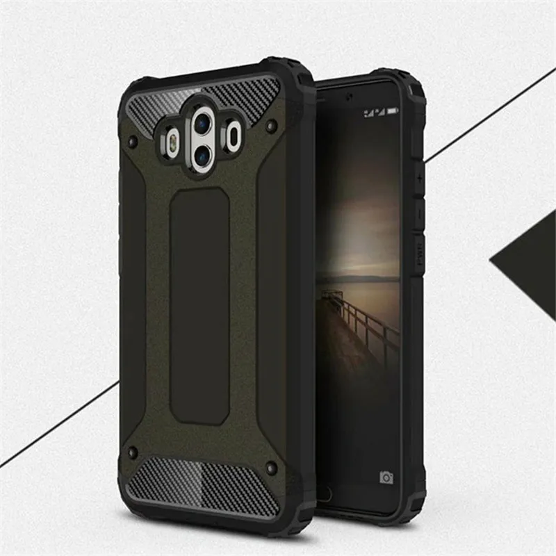 

For Huawei Mate 10 Case Luxury Armor Anti-Shock Rubber protection Cover Case For conque huawei mate 10 mate10 phone case