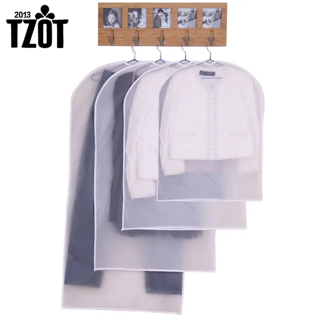 Tzot 2017 Transpa Dustproof Storage Bag Cover For Cloth Dress Tzot 2017 Transpa Dustproof Storage Bag Cover For Cloth Dress Garment Suit Protector Four Size