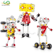 MYHOESWD винт DIY гайка установленная металлическая 3d головоломка разборка мини автомобиль игрушка Раннее Обучение Образование Дети игрушки завинчивающиеся блоки