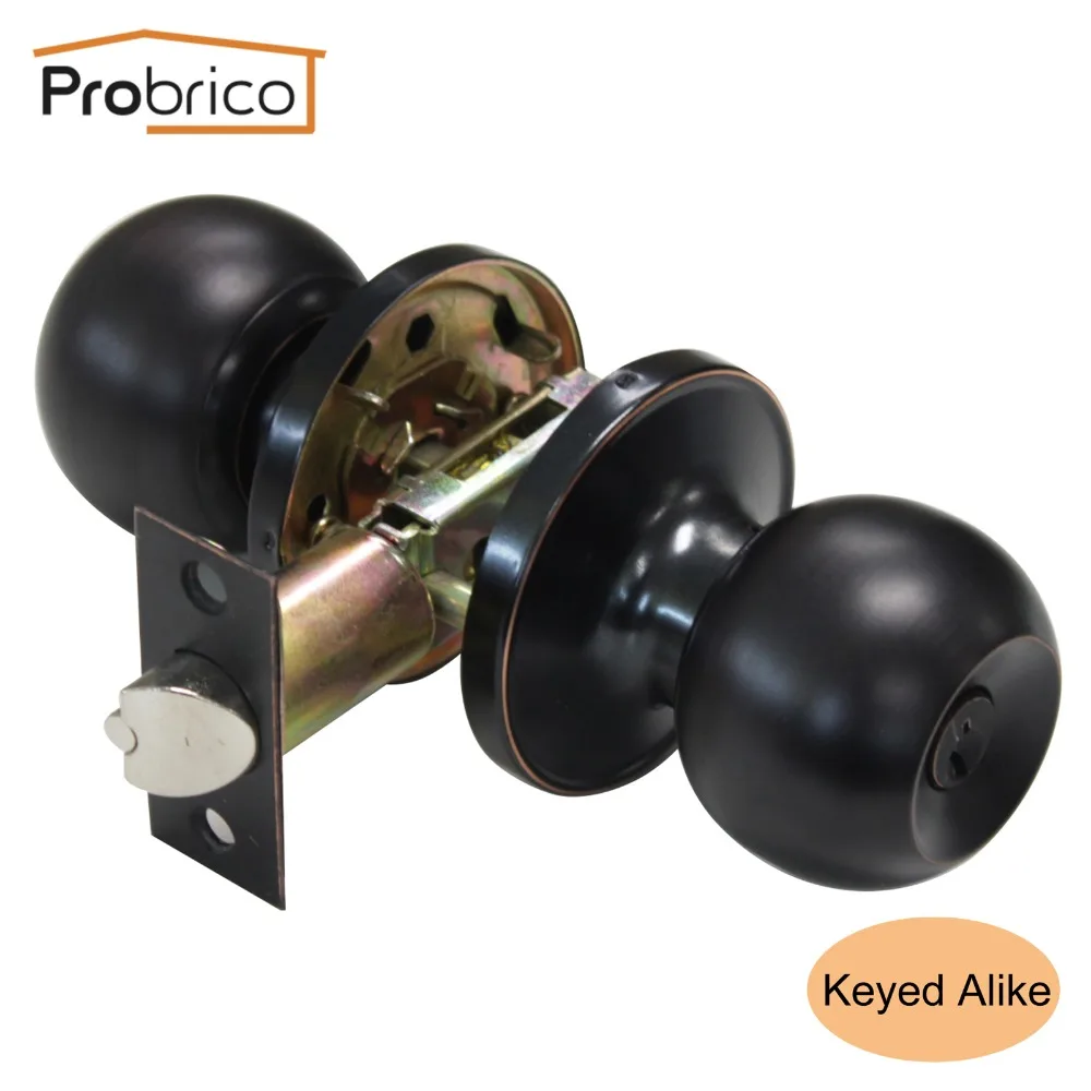 Probrico Keyed Alike Door Lock Stainless Steel Security Safe Lock