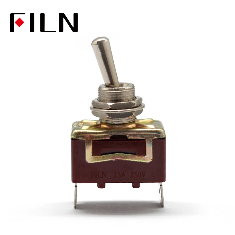 1 PC New SPST  On-Off Toggle Switches 15A 250V (2)