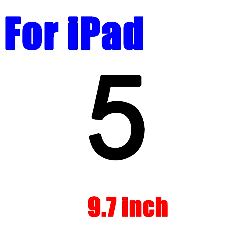 Защита экрана для Apple ipad 2 3 4 ipad 2 ipad 3 ipad 4 ipad 5 ipad 6 планшет закаленное стекло для ipad mini 4 защитная пленка - Цвет: For iPad 5