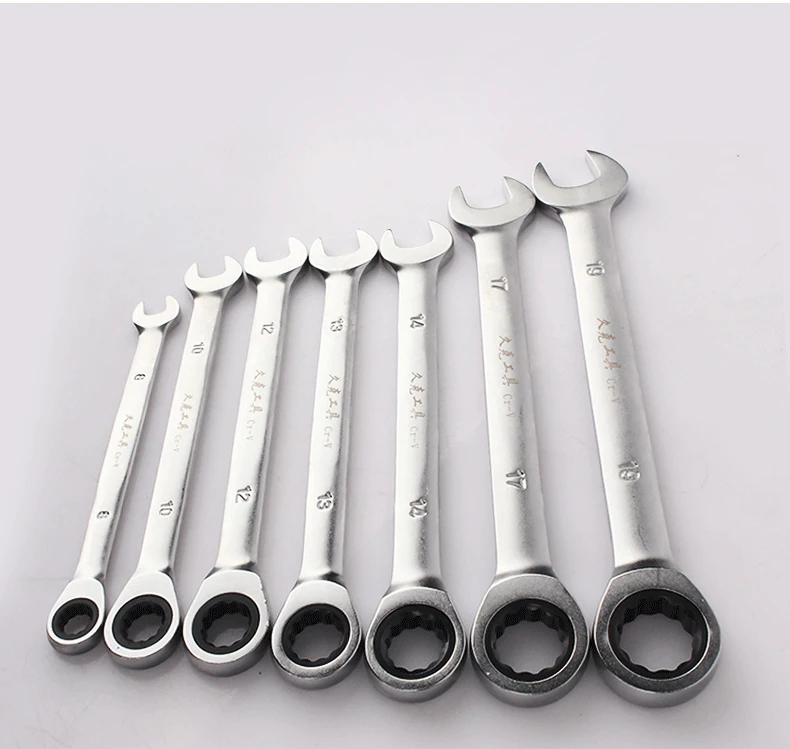Ratchet Metric Combianation Wrench Spanner Open End and Ring Wrenches