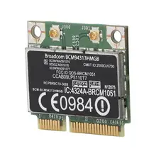 2.4G/150M For Broadcom BCM94313HMGB 300M Bluetooth3.0 PCIE Network Card for HP G4/CQ43 Series