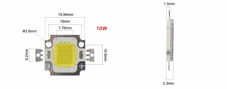 COB светодиодный чипы 10 Вт 20 Вт 30 Вт 50 Вт 100 Вт RGB светодиодный светильник COB встроенные диоды чип лампа для прожектора светильник Открытый светильник ing