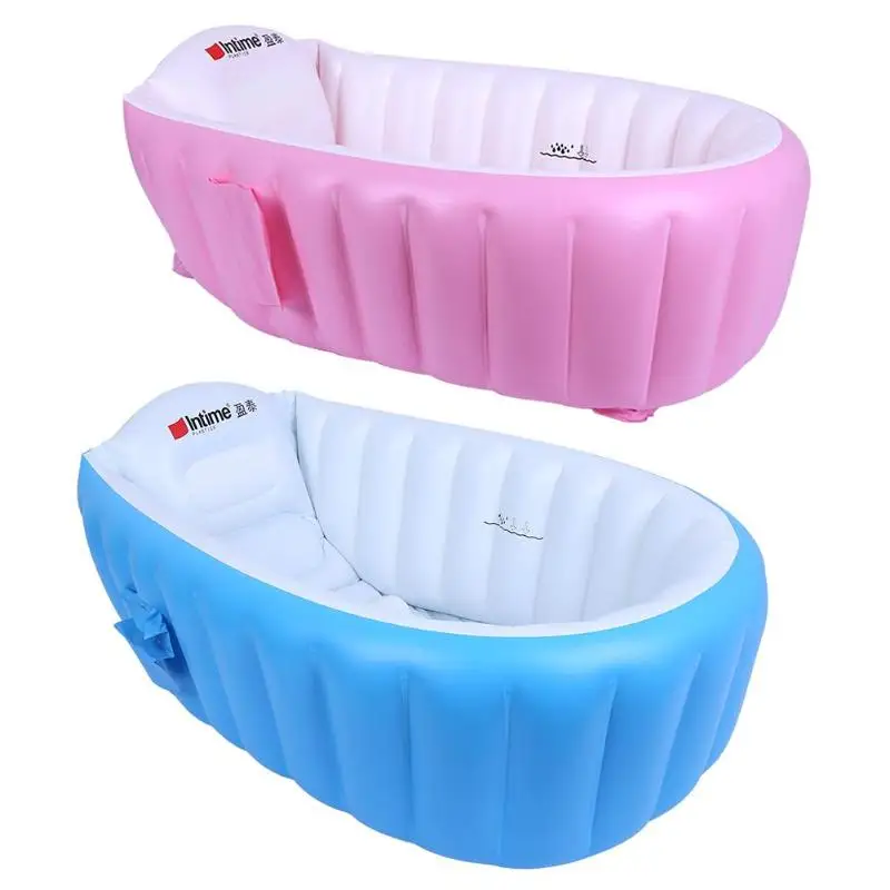 Newborn Baby Bathtub Inflatable Thickening Kids Bathroom Shower Basin bathtub seat infant support Cushion mat bath mat