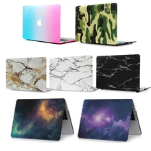 Тонкий ПВХ для Macbook Pro 13 чехол для ноутбука A1989 A1706 A1708 матовый мрамор жесткий чехол для Macbook Pro 15 A1707 A1990 чехол