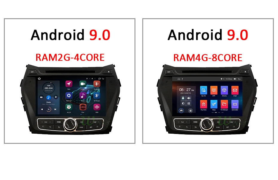 Discount DSP 4G 64G Android 9.0 IPS SCREEN 2 Din CAR DVD PLAYER For Hyundai IX45 Santa fe 2013 2014 GPS player navigation radio stereo 5