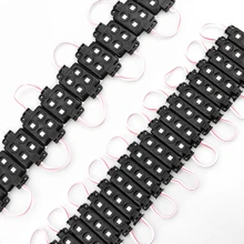 20 шт SMD 5050 рекламный модуль светящиеся символы модули для фоновой подсветки IP65 Водонепроницаемый белый/теплый белый/синий/красный/розовый/зеленый/цветная(RGB