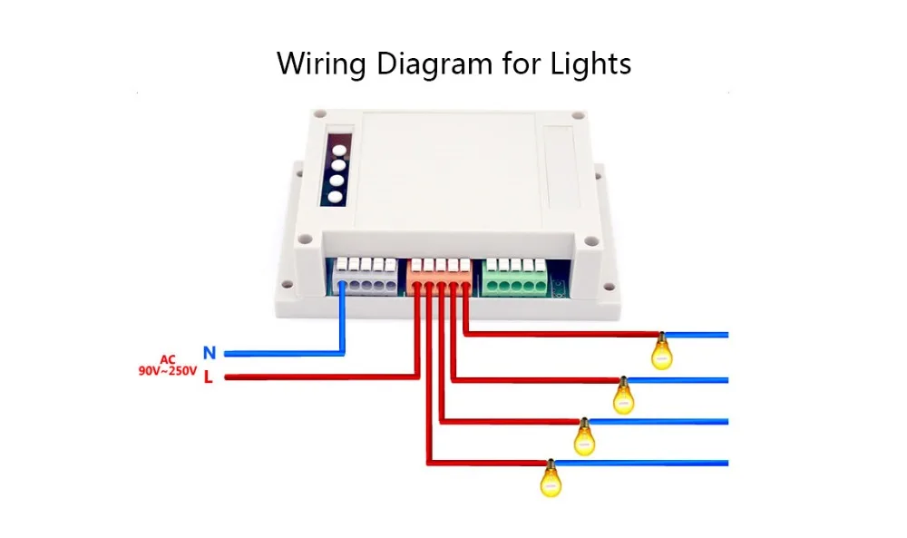 Sonoff 4CH Wifi умный светильник R2 версия 4 банда дистанционное управление приложение Ewelink 10А 2200 Вт работает с Alexa Google Home