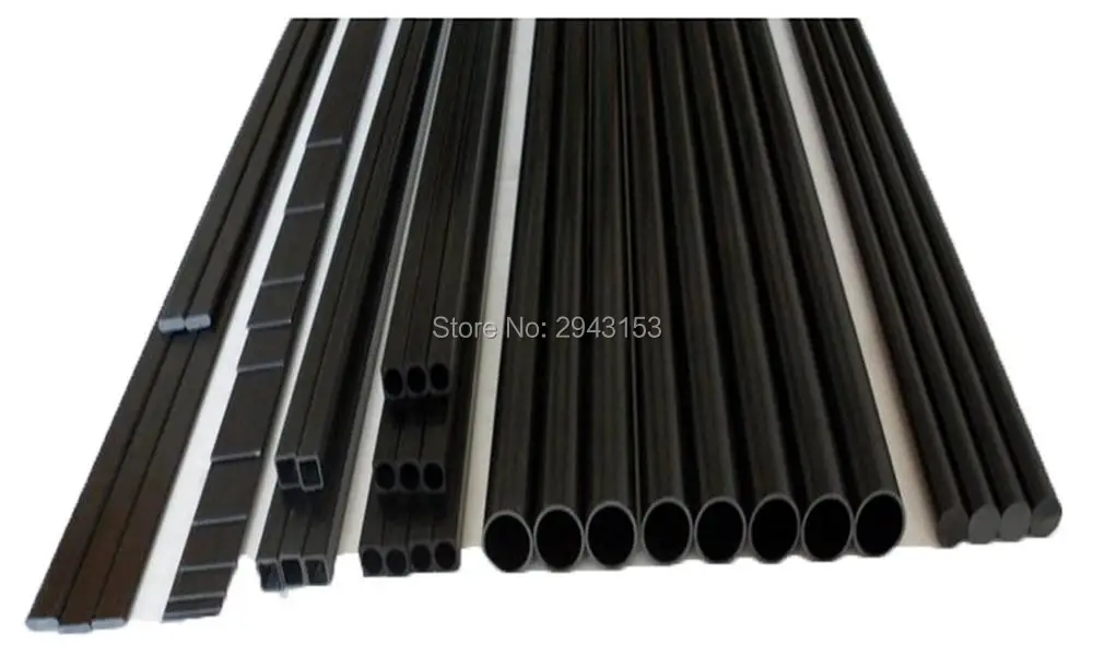 Pultruded Carbon Fiber Tubes, Rods (01)