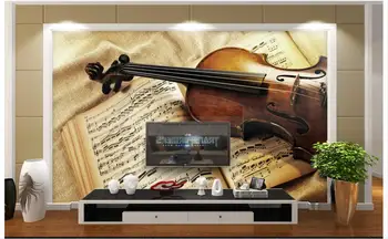 

Customized 3d photo wallpaper for walls 3 d Romantic setting wall guitar music wall paper 3d wall murals wallpaper home decor
