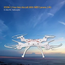 X5SW-1 Rc Helicopter 6CH 2.4Ghz Remote Control Drone Quadcopter Headless With WIFI FPV 0.3MP Real Time Camera Toys Upgrade X5SW