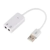 Carte son externe USB 2.0 virtuel 7.1 canaux, adaptateur Audio pour ordinateur portable PC Mac avec câble 18.5cm ► Photo 2/6