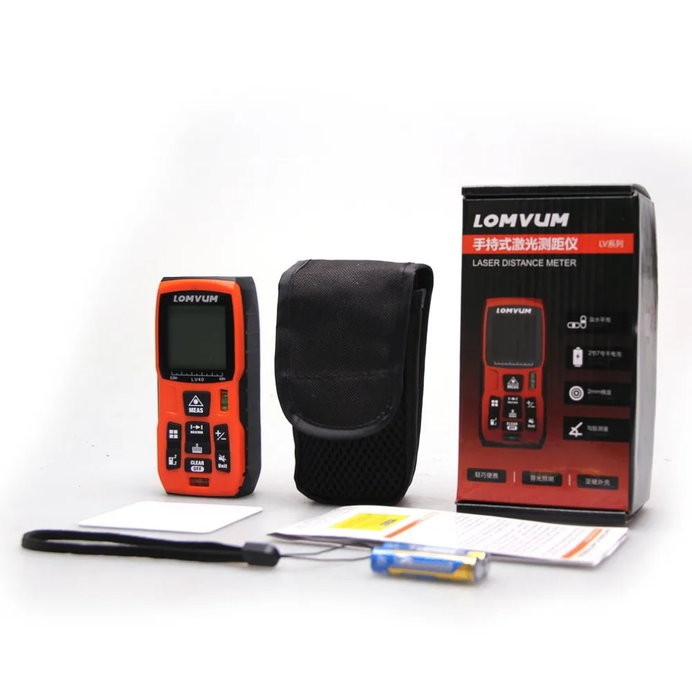 Portable Handheld Digital Laser Rangefinder Distance Meter Measure Tape 40/100/120m Range Finder Area Volume Measure Diastimeter Portable Handheld Digital Laser Rangefinder Distance Meter Measure Tape 40/100/120m Range Finder Area Volume Measure Diastimeter