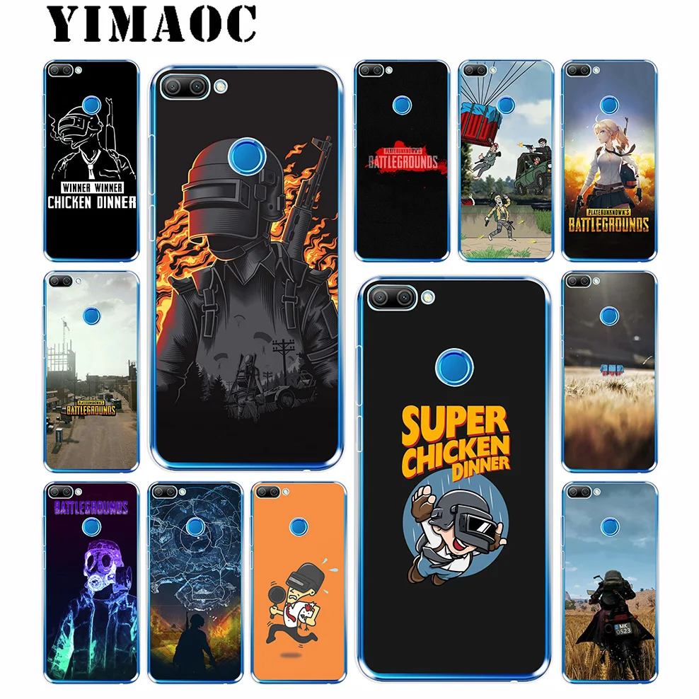 Yimaoc PUBG мягкий чехол для huawei Honor 10 9 8X 8C 8 7C 7X 7A Pro 6A Note Nova 3i 3 2i Y6 Y7 Y9 Prime 2018 |