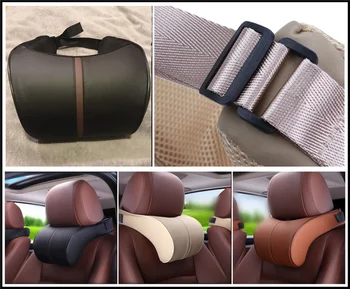 

car Accessories Stretch Cotton Headrest Neck Pillow Interior Products for BMW 335is Scooter Gran 760Li 320d 135i