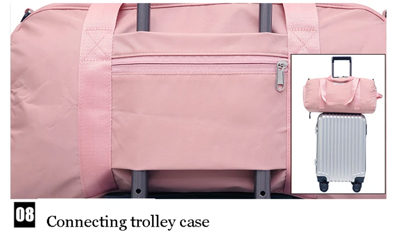 Stylish Outdoor Waterproof Nylon Sports Gym Bags Men Women Girls Training Fitness Travel Handbag Yoga Mat Bag Sac Sport (8)