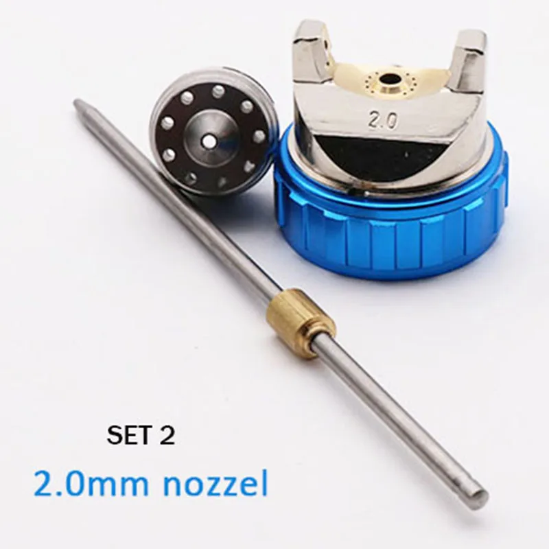 Новый 601 Hvlp спрей Tool1.4Mm 1,7 мм 2,0 мм стальная насадка краска инструмент Professional Аэрограф спрей инструмент для краски ing автомобилей