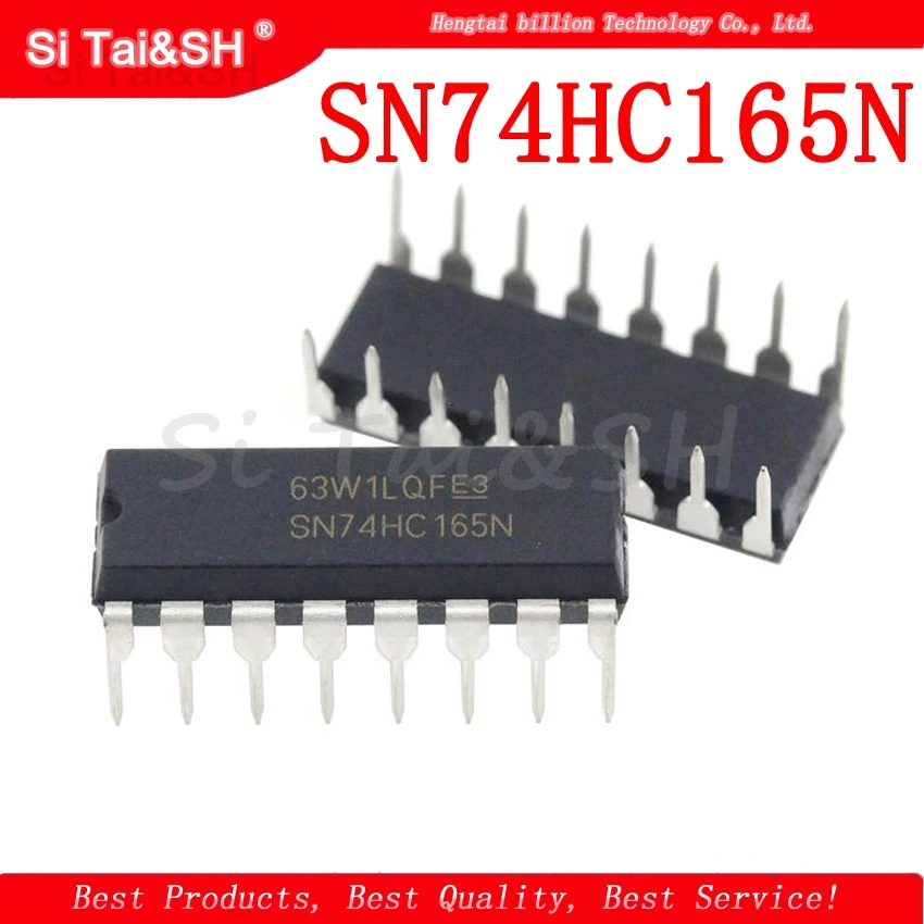 10 шт. SN74HC165N DIP16 SN74HC165 DIP 74HC165N 16 74HC165 Новый и оригинальный IC|Интегральные схемы| |