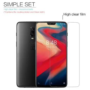 

Oneplus 6 Screen protector NILLKIN super clear lcd Protective Film & Matte Screen Protection for One plus 6