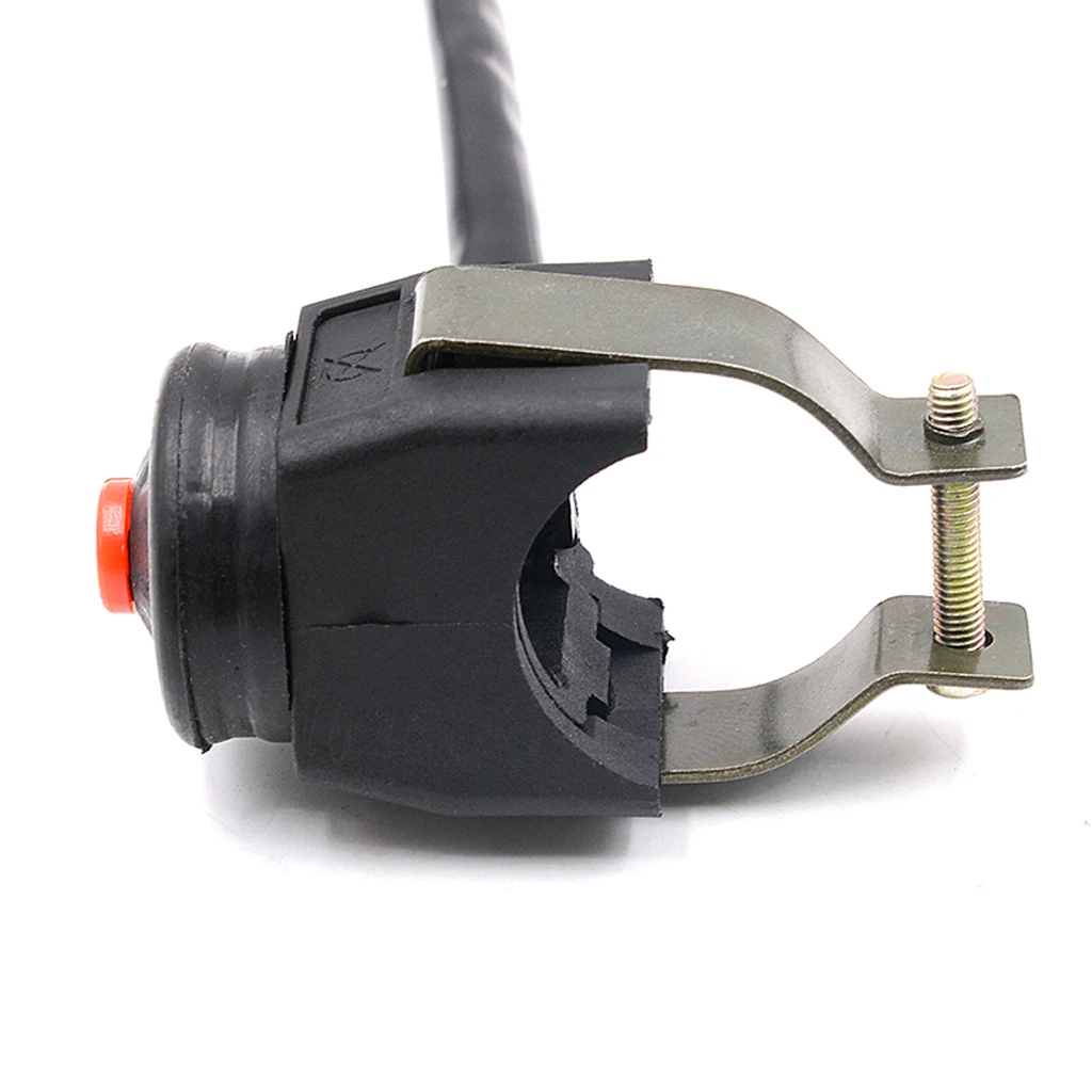 Motorcycle Pit Dirt Bike Motorcross Kill Horn Switch Momentary Button Red Auto Replacement Parts