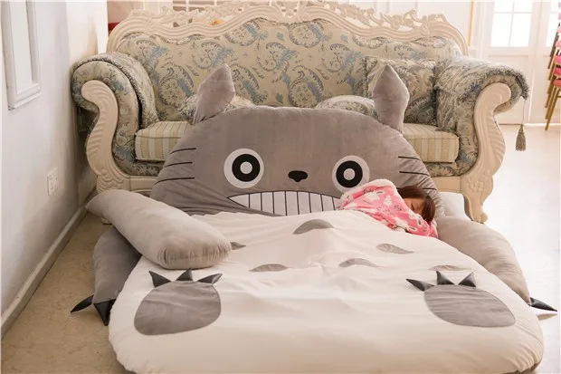 Fancytrader 230cm X 180cm Super Cute Giant Totoro Double Bed Carpet Sofa for 2 persons Free Shipping FT90192 (5)