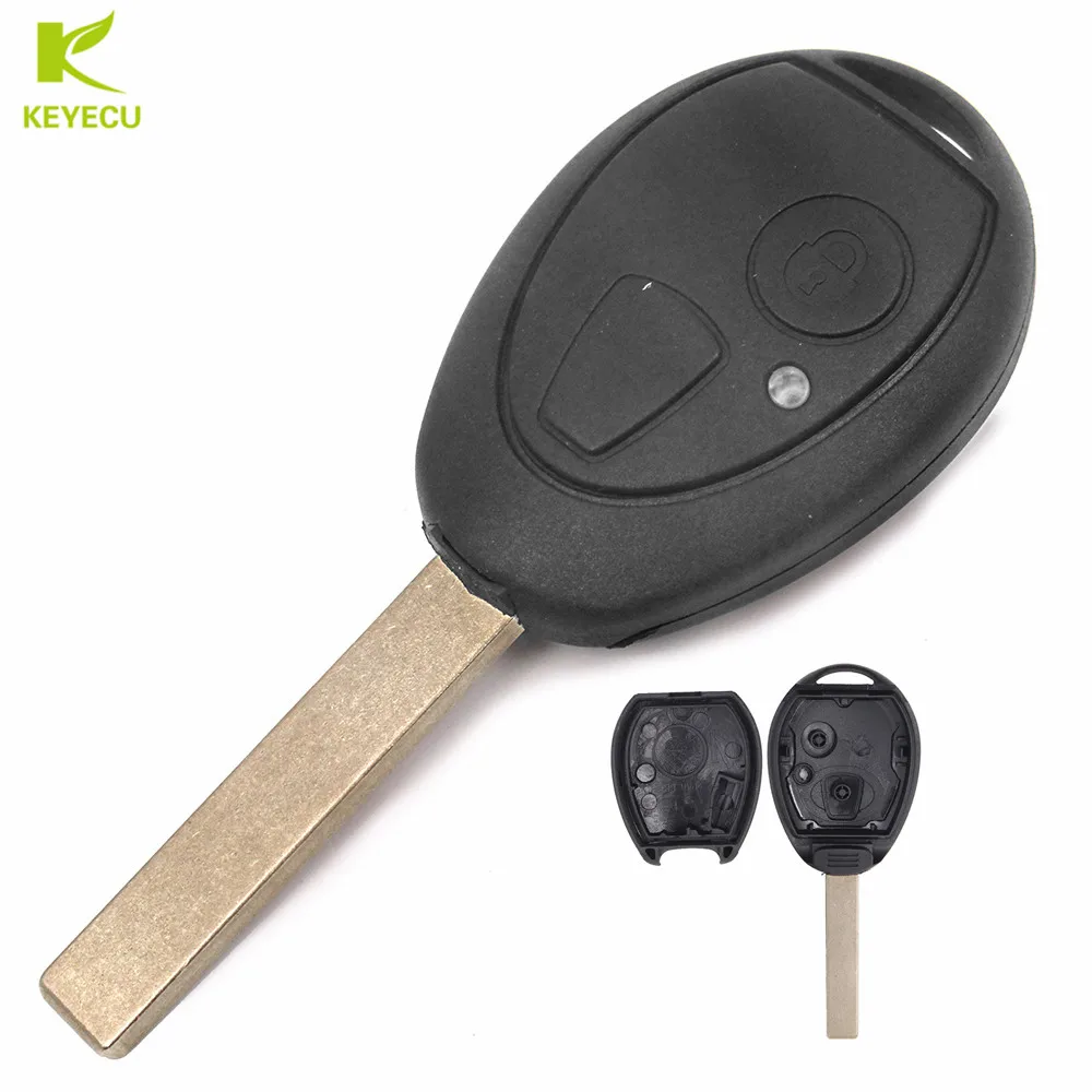 2 Buttons Remote Key Fob Case Shell Cover for Rover 75 Land Rover