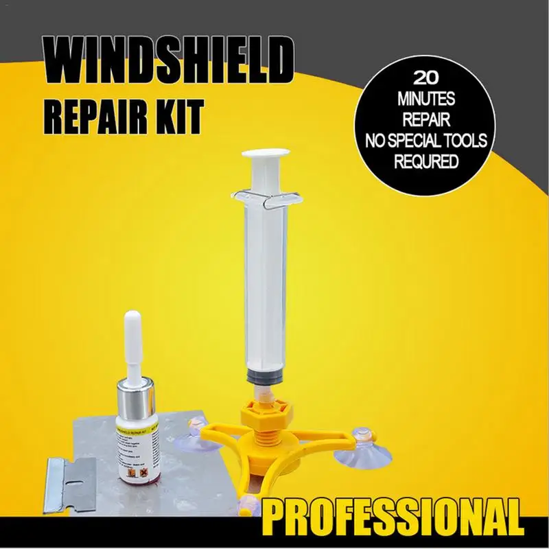 Automobile windshield repair kit tool auto glass For Chip Crack DIY