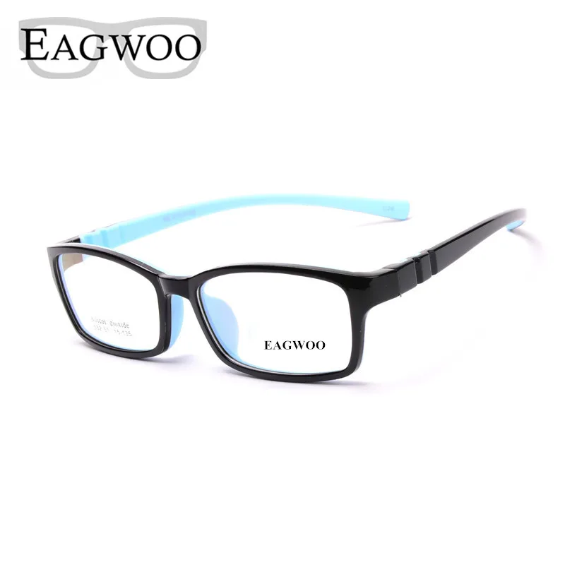 Силиконовые мягкие очки EAGWOO детская оптическая оправа простая разборная