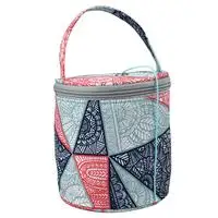 Knitting Bag Home Daily Wool Yarn Crochet Sewing Needle Handbag Weaving Tool Tote Sewing Storage Crochet Bag - Цвет: B